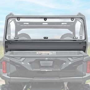 KEMIMOTO Rear Hard Windshield Rear Window Compatible with Polaris General 1000 / General 4 1000 / General XP 1000 / General XP 4 1000 Clear Scratch Resistant Window Accessories