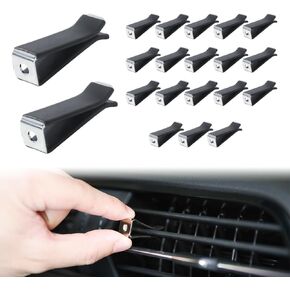 20 Pieces Square Head Car Vent Clips,Car Auto Air freshener Outlet Clips Car Diffuser Vent Clip,Car Outlet Perfume Clips Auto Air Conditioner Clips, Air Freshener Vent Clips