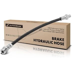 A-Premium Rear Driver or Passenger Outer Brake Hydraulic Hose Compatible with Select Nissan Models - Titan 2004-2015 - Replace# 46210ZV10A