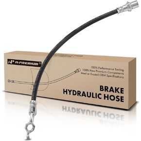 A-Premium Rear Driver or Passenger Side Brake Hydraulic Hose Compatible with Select Lexus Models - LS400 1995-2000, LS430 2001-2006 - Replace# 9094702903, 9094702811