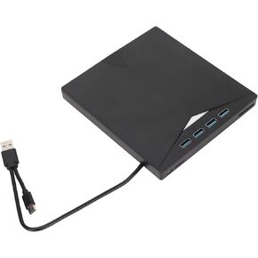 Tangxi External DVD Drive, USB 3.0 Portable CD/DVD RW Drive/DVD/VCD Player,CD ROM Burner for Laptop Desktop PC,Compatible with Windows/Linux/OS X