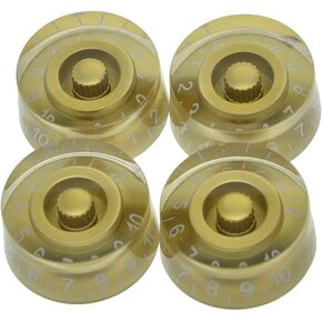 Dopro 4pcs Gold Guitar Speed Dial Knobs Control Knob fits LP Guitar