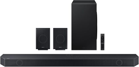سامسونج 11.1.4 الفصل. مكبرات صوت Dolby Atmos اللاسلكية ومكبرات الصوت الخلفية، حزمة HW-Q990C (2023) مع حزمة حماية محسنة CPS لمدة عامين in Saudi Arabia