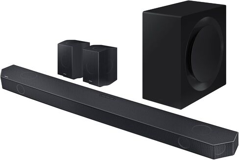 سامسونج 11.1.4 الفصل. مكبرات صوت Dolby Atmos اللاسلكية ومكبرات الصوت الخلفية، حزمة HW-Q990C (2023) مع حزمة حماية محسنة CPS لمدة عامين in Saudi Arabia