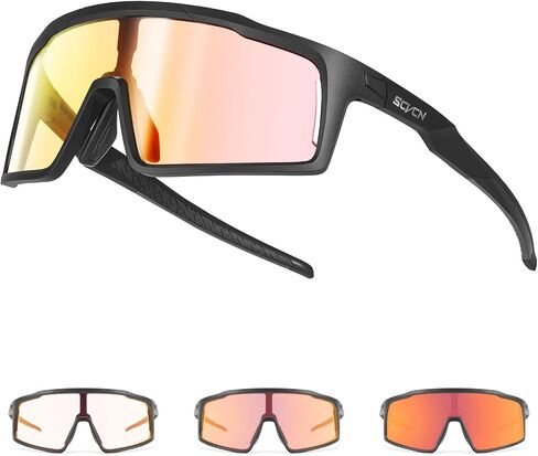 Photochromic Cycling Glasses Sports Sunglasses Clear for Men Women MTB BMX Bike in Saudi Arabia