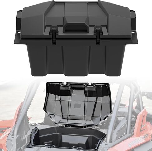 صندوق شحن أمامي لـ RZR PRO XP 20-24، 73 QT Forward UTV صندوق تخزين مقاوم للماء لملحقات Polaris RZR Turbo R/RZR PRO XP 4 Sport 2022-2024 (استبدال #2883751) in Saudi Arabia