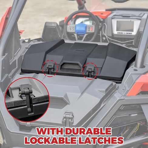 صندوق شحن أمامي لـ RZR PRO XP 20-24، 73 QT Forward UTV صندوق تخزين مقاوم للماء لملحقات Polaris RZR Turbo R/RZR PRO XP 4 Sport 2022-2024 (استبدال #2883751) in Saudi Arabia