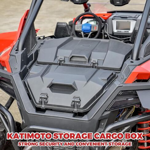 صندوق شحن أمامي لـ RZR PRO XP 20-24، 73 QT Forward UTV صندوق تخزين مقاوم للماء لملحقات Polaris RZR Turbo R/RZR PRO XP 4 Sport 2022-2024 (استبدال #2883751) in Saudi Arabia