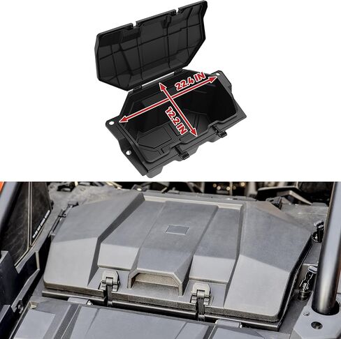 صندوق شحن أمامي لـ RZR PRO XP 20-24، 73 QT Forward UTV صندوق تخزين مقاوم للماء لملحقات Polaris RZR Turbo R/RZR PRO XP 4 Sport 2022-2024 (استبدال #2883751) in Saudi Arabia
