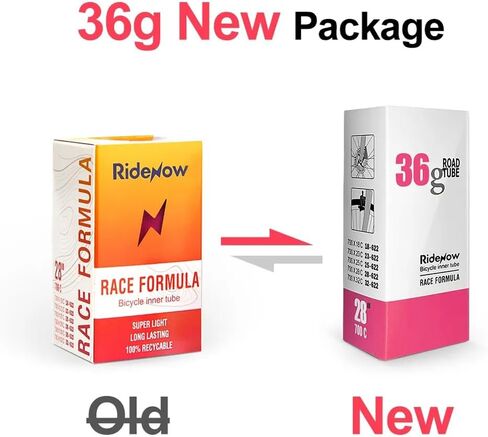 RideNow 1/2 Pack Ultralight Bike Inner Tube 700 x 18-32 Road Bicycle TPU Tire 45/65/85mm Length French Valve Super Bike Light Tube in Kuwait