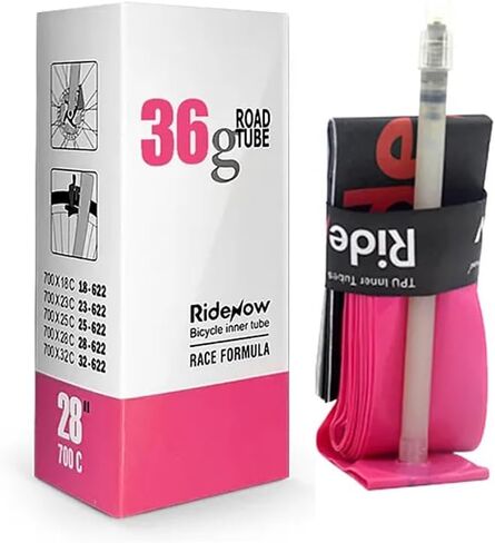 RideNow 1/2 Pack Ultralight Bike Inner Tube 700 x 18-32 Road Bicycle TPU Tire 45/65/85mm Length French Valve Super Bike Light Tube in Kuwait