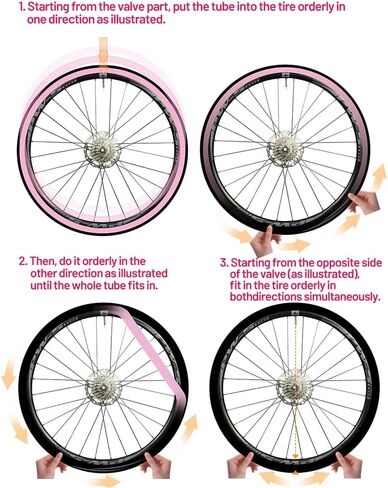 RideNow 1/2 Pack Ultralight Bike Inner Tube 700 x 18-32 Road Bicycle TPU Tire 45/65/85mm Length French Valve Super Bike Light Tube in Kuwait