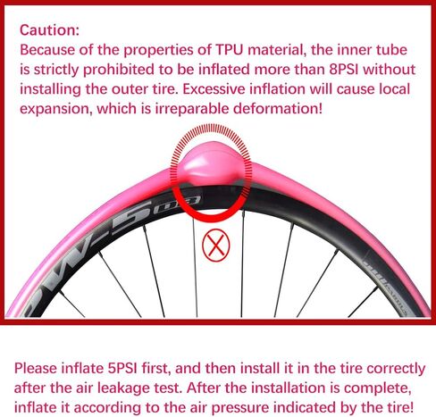 RideNow 1/2 Pack Ultralight Bike Inner Tube 700 x 18-32 Road Bicycle TPU Tire 45/65/85mm Length French Valve Super Bike Light Tube in Kuwait