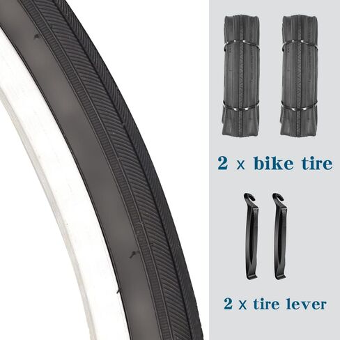 27X1 1/4 إطار دراجة 27 بوصة إطارات دراجة الطريق 32-630 للطي حبة استبدال إطار دراجة مجموعة in Saudi Arabia