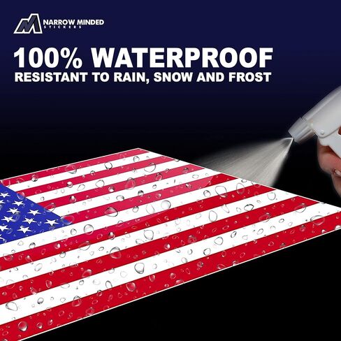 مجموعة ملصقات وشارات العلم الأمريكي مكونة من 3 قطع، ملصق العلم الأمريكي للسيارة، ملصقات العلم الأمريكي مقاومة للماء للشاحنات، ملصق العلم الأمريكي الصغير أو ملصق العلم الأمريكي للسيارة in Kuwait