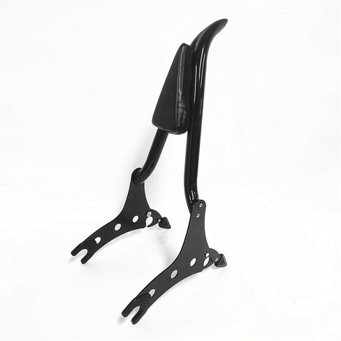 مسند الظهر Sissy Bar Passenger Back Rest Pad متوافق مع الملحقات الهندية Dark Horse Challenger Chieftain Roadmaster Springfield Pursuit Vintage Chief Limited 14-23 (ارتفاع 29 بوصة، أسود) in Kuwait