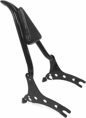 مسند الظهر Sissy Bar Passenger Back Rest Pad متوافق مع الملحقات الهندية Dark Horse Challenger Chieftain Roadmaster Springfield Pursuit Vintage Chief Limited 14-23 (ارتفاع 29 بوصة، أسود) in Kuwait