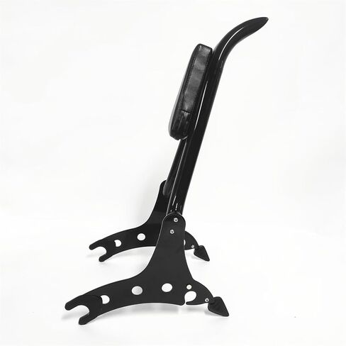 مسند الظهر Sissy Bar Passenger Back Rest Pad متوافق مع الملحقات الهندية Dark Horse Challenger Chieftain Roadmaster Springfield Pursuit Vintage Chief Limited 14-23 (ارتفاع 29 بوصة، أسود) in Kuwait