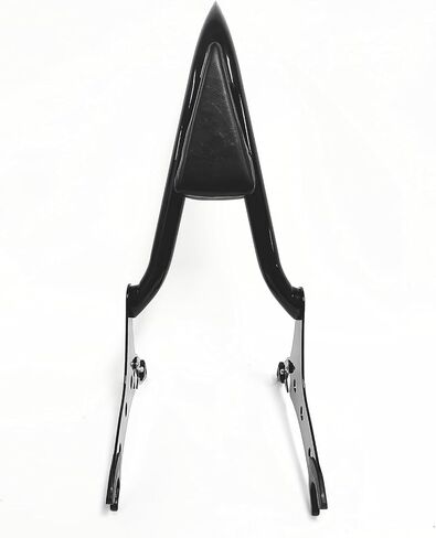 مسند الظهر Sissy Bar Passenger Back Rest Pad متوافق مع الملحقات الهندية Dark Horse Challenger Chieftain Roadmaster Springfield Pursuit Vintage Chief Limited 14-23 (ارتفاع 29 بوصة، أسود) in Kuwait
