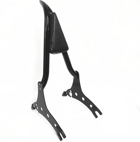 مسند الظهر Sissy Bar Passenger Back Rest Pad متوافق مع الملحقات الهندية Dark Horse Challenger Chieftain Roadmaster Springfield Pursuit Vintage Chief Limited 14-23 (ارتفاع 29 بوصة، أسود) in Kuwait