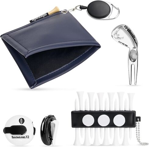5Pcs Golfers Gift Set. Suitable for Most Golfers, Including Amateurs, novices & Professionals. Can be Used as a Gift for Friends, Children, Employees, etc. Gift kit for Golfers in Saudi Arabia