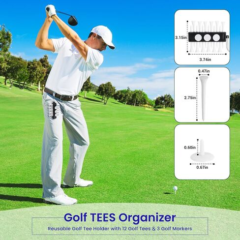5Pcs Golfers Gift Set. Suitable for Most Golfers, Including Amateurs, novices & Professionals. Can be Used as a Gift for Friends, Children, Employees, etc. Gift kit for Golfers in Saudi Arabia