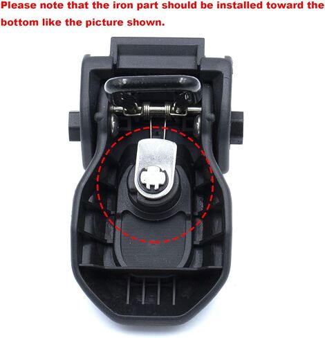 Updated Material Hood Latches Fit for Jeep Wrangler JL 2018-2023 Anti-Theft Hood Lock Catch Latches Kit 2-Door 4-Door, 1 Pair in Kuwait