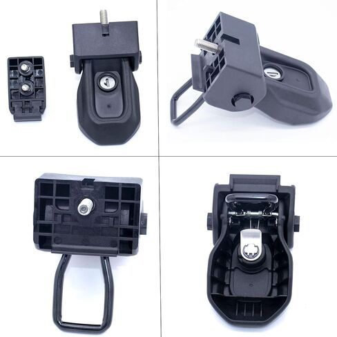 Updated Material Hood Latches Fit for Jeep Wrangler JL 2018-2023 Anti-Theft Hood Lock Catch Latches Kit 2-Door 4-Door, 1 Pair in Kuwait