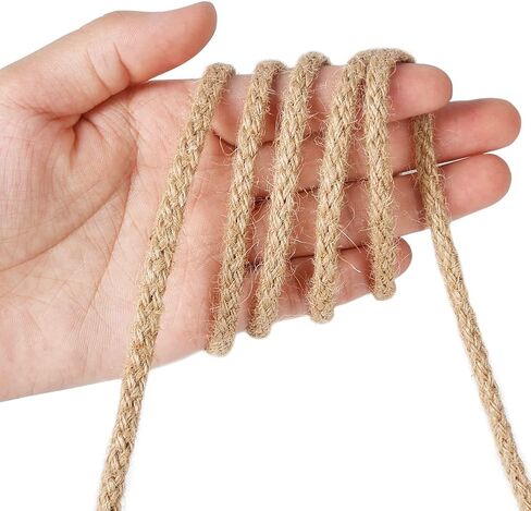 Tenn Well Green Garden Twine, 100 Feet x 5mm Wide Braided Jute Rope for Gardening, Crafting, Packing and Bundling in Saudi Arabia