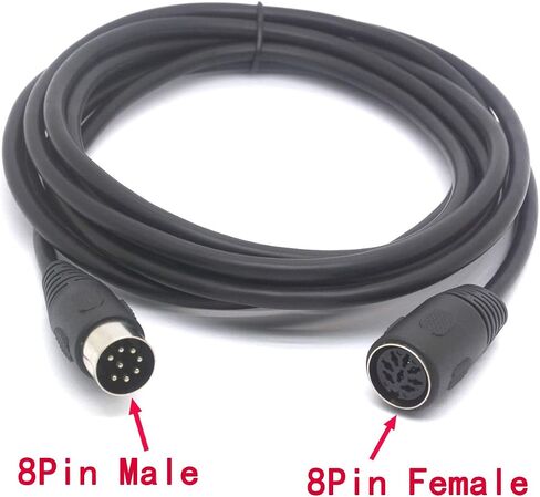 8 Pin Din Speaker Cable Extension for Bang, Olufsen B&O, BeoLab, POWERLINK mk2 (3 Meter) in Saudi Arabia