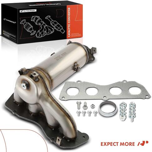 مجموعة المحول الحفاز لمشعب العادم الأمامي الممتاز A-Premium متوافقة مباشرة مع Toyota Camry 2012 2013 2014 2.5L، متوافقة مع EPA، استبدال # 250510V040 in Saudi Arabia