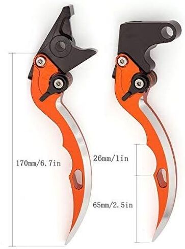 FXCNC Billet Blade Brake Clutch Levers Compatible with NC750 S/X 14-15,Fury/VTX1300CX 11-17,VT750 Phantom/Shadow 10-17,Black Spirit 14-16 CMX 500/300 Rebel 2017 in Saudi Arabia