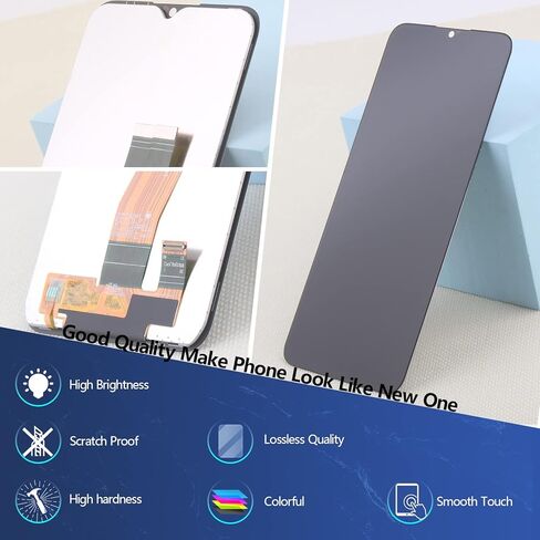 شاشة YWLRONG لهاتف Samsung Galaxy A03 مجموعة محول رقمي لشاشة LCD تعمل باللمس لـ A035F/A035F/DS/A035M مع مجموعة (أسود) in Kuwait