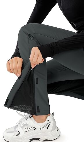 PERSIT Women's Snow Ski Waterproof Windproof Fleece Lined Cargo Hiking Pants in Kuwait