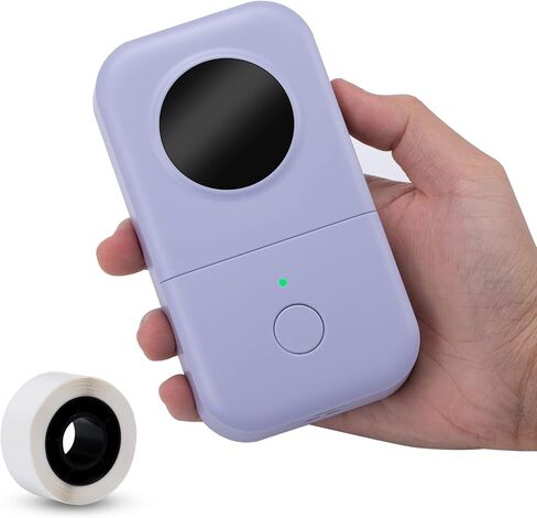 صانعي الملصقات Phomemo • D30 • طابعة ملصقات محمولة • طابعة ملصقات • مثالية للوازم المدرسية • المنزل والمكتب • آلة صنع الملصقات بدون حبر مزودة بشريط • أنماط وقوالب خطوط متعددة • أرجواني in Saudi Arabia