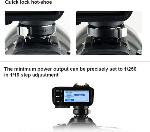 مشغل فلاش لاسلكي Godox X2T-S TTL مع جهاز استقبال 2×Godox X1R-S لفلاش كاميرا سوني Speedlight، 1/8000s HSS، وظيفة TCM، 5 أزرار مجموعة منفصلة، ​​قفل Hotshoe جديد، ضوء مساعد AF جديد in Saudi Arabia