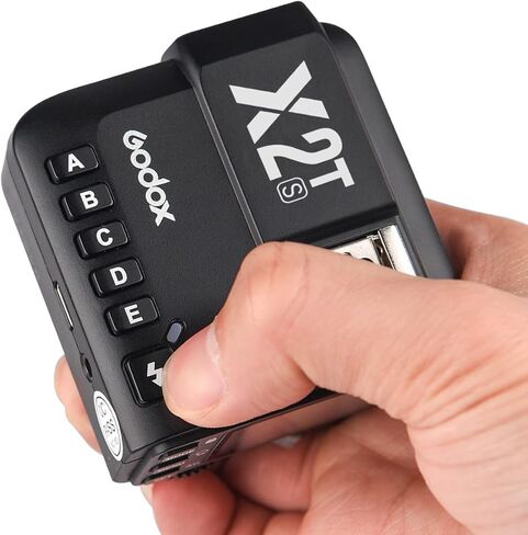 مشغل فلاش لاسلكي Godox X2T-S TTL مع جهاز استقبال 2×Godox X1R-S لفلاش كاميرا سوني Speedlight، 1/8000s HSS، وظيفة TCM، 5 أزرار مجموعة منفصلة، ​​قفل Hotshoe جديد، ضوء مساعد AF جديد in Saudi Arabia