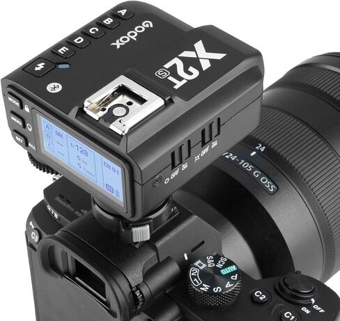 مشغل فلاش لاسلكي Godox X2T-S TTL مع جهاز استقبال 2×Godox X1R-S لفلاش كاميرا سوني Speedlight، 1/8000s HSS، وظيفة TCM، 5 أزرار مجموعة منفصلة، ​​قفل Hotshoe جديد، ضوء مساعد AF جديد in Saudi Arabia