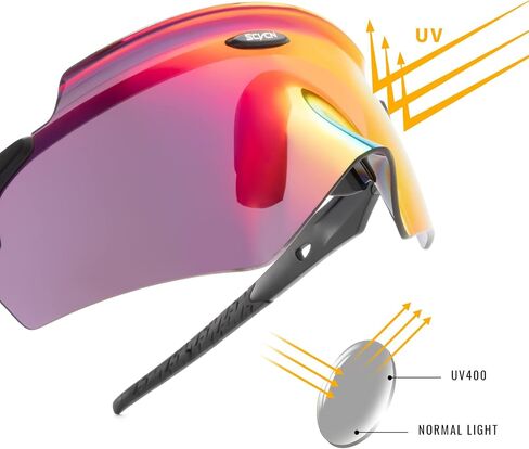 Cycling Glasses Sport Sunglasses MTB BMX Men Women Running Driving Fishing Golf in Saudi Arabia