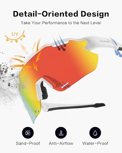 نظارات شمسية لركوب الدراجات فوتوكروميك للرجال والنساء، نظارات رياضية لركوب الدراجات الجبلية MTB، حماية مستقطبة من الأشعة فوق البنفسجية in Kuwait