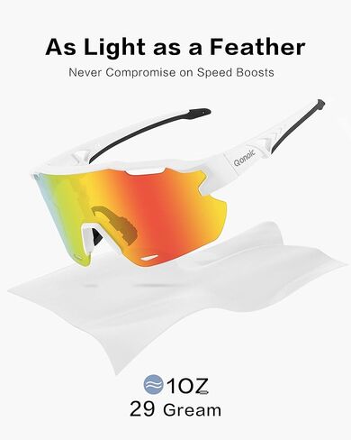 نظارات شمسية لركوب الدراجات فوتوكروميك للرجال والنساء، نظارات رياضية لركوب الدراجات الجبلية MTB، حماية مستقطبة من الأشعة فوق البنفسجية in Kuwait