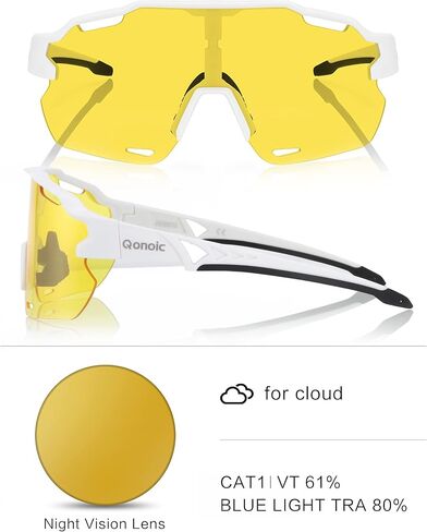 نظارات شمسية لركوب الدراجات فوتوكروميك للرجال والنساء، نظارات رياضية لركوب الدراجات الجبلية MTB، حماية مستقطبة من الأشعة فوق البنفسجية in Kuwait