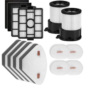 Replacement for Shark IP3251, IP3251C, 2 PACK Auto-empty Dock Hepa Filter + 4 PACK Pre-motor Filter Assembly & 2 PACK Handheld Vacuum Post-motor Filter+ 4 PACK Pre-moter Filters