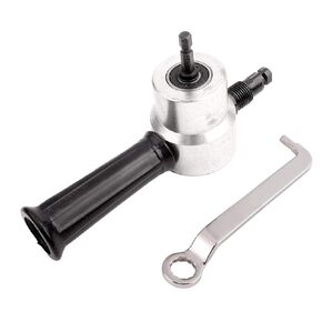 Nibbler Metal Cutter Sheet Metal Nibbler Double Head Sheet Metal Nibbler Cutter Adjustable Power Drill Nibbler Cutting Tool Kit