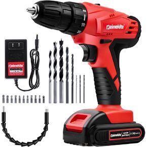 Cordless Drill Set, 2025 Upgraded 20V Power Drill Cordless, Electric Power Drills Set Tool with Battery and Charger 20 Volt Driver Kit, Electric Drills Set for Home Improvement