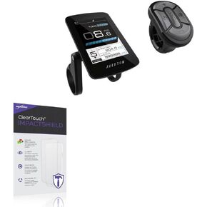 BoxWave Screen Protector Compatible with Aventon BC 280 Full Color Display - ClearTouch ImpactShield (2-Pack), Impenetrable Screen Protector Flexible Film