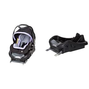 Baby Trend Secure Snap Tech 35 Infant Car Car ، ICE Lavender + 2nd Secure 35 Infant Car Car Base