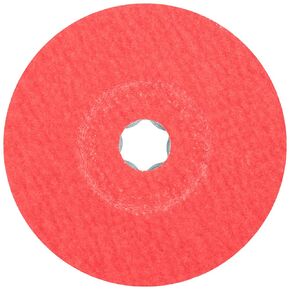 PFERD 40735 Combiclick Fibre Disc, Ceramic Oxide Co-Cool, 5" Diameter, 12200 RPM, 60 Grit (Pack of 25)