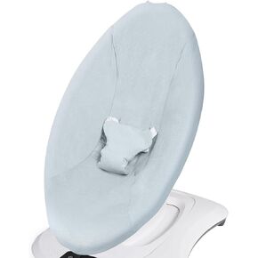 غطاء أرجوحة للأطفال - متوافق مع 4MOMS MAMAROO 4 OLD MODEL قبل عام 2022 - نسيج ناعم ومتنفس ، قابل للغسل ، مثالي للطفل والولد (غطاء فقط) الأزرق