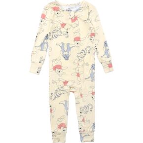 Disney Unisex Baby Footless One Piece Pajamas, Snug-fit Pajamas, Soft & Cute for Kids